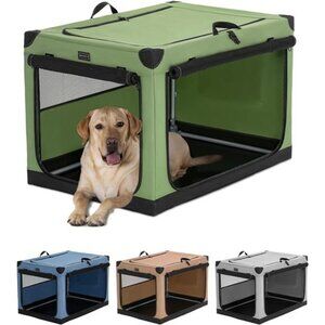 Dog Crates for Medium Dogs, 36" L x 24" W x 23" H Adjustable Fabric Cover
